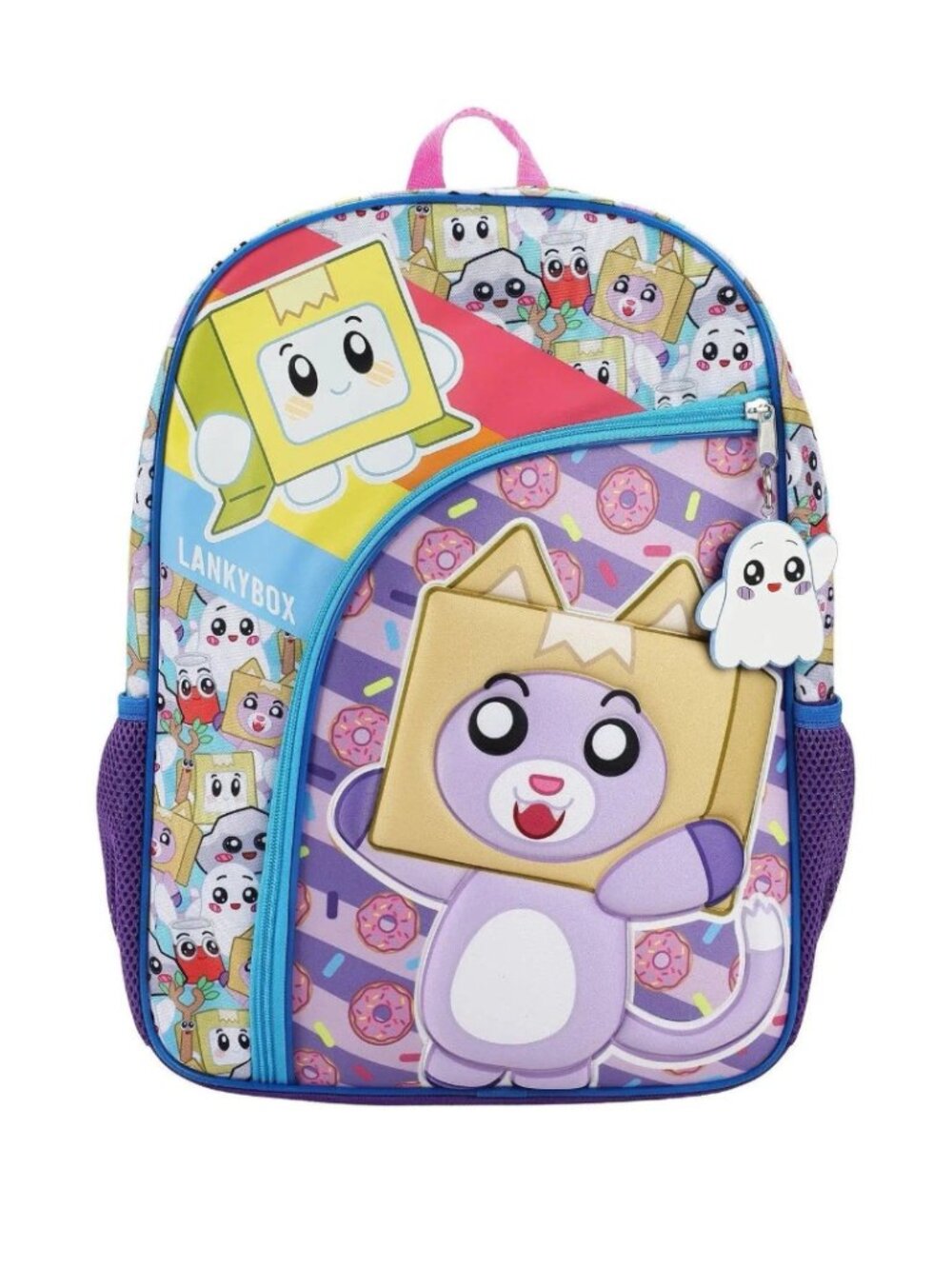 Lankybox Kids Purple Cartoon Gold Star Collection Backpack
